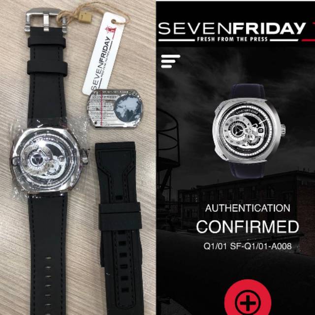 Jam tangan pria Sevenfriday SF Q1/01 NFC aktif