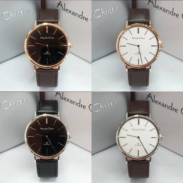 Jam Tangan Alexander Christie 8625 AC 8625 Tali Stainless Mesin Baterai Original