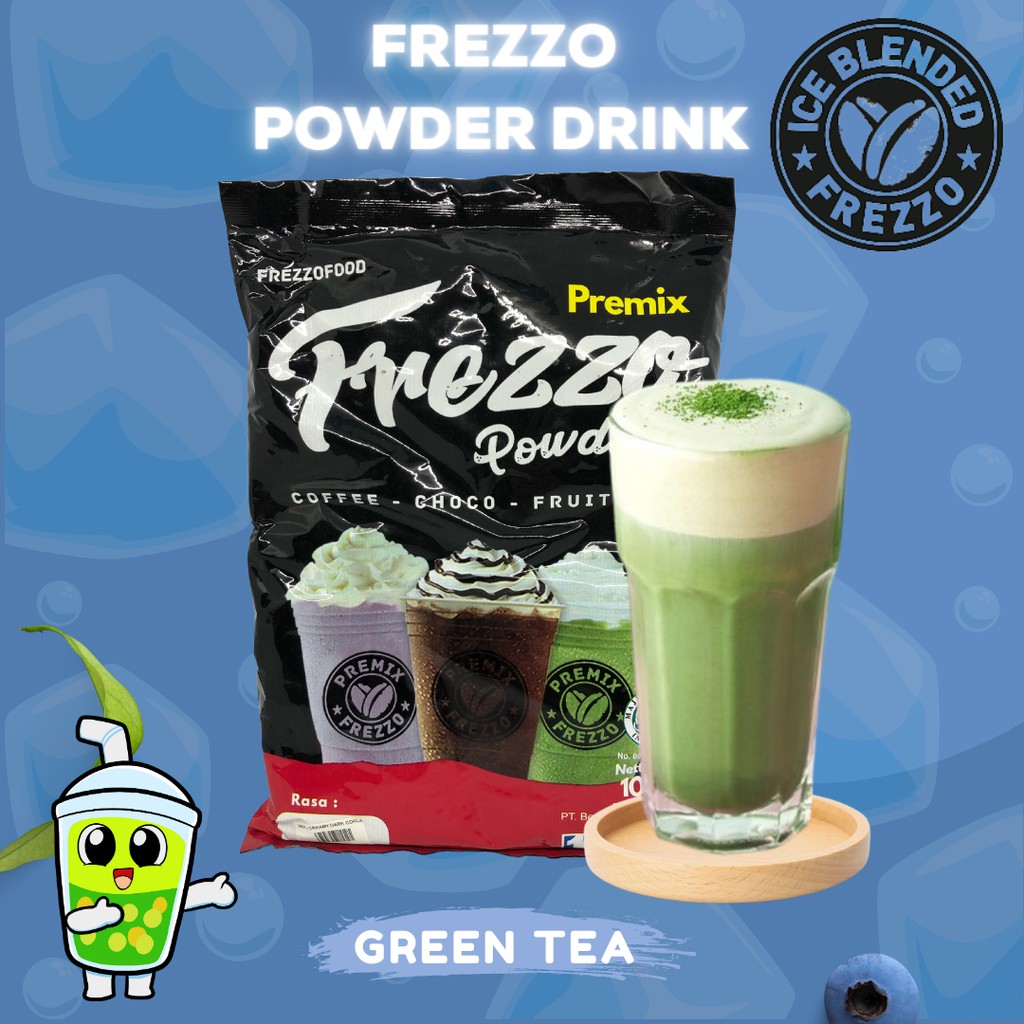 Frezzo Bubuk Minuman Teh Hijau / Green Tea Powder Drink 1 Kg