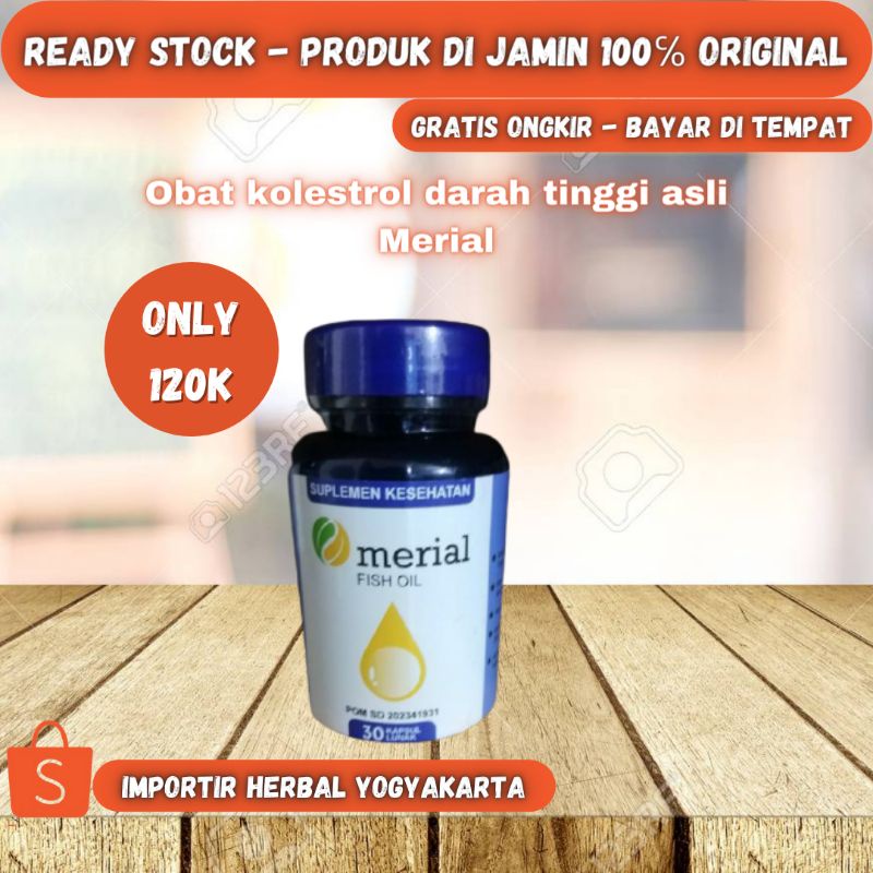 MERIAL obat kolestrol darah tinggi asli original