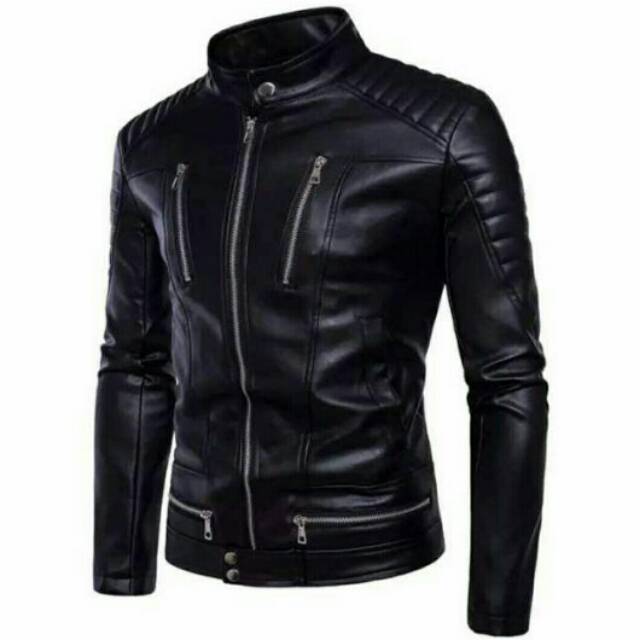 Jaket Pria Terbaru Bankers BKR 006 / Jaket motor / jaket Semi kulit /Jaket Touring