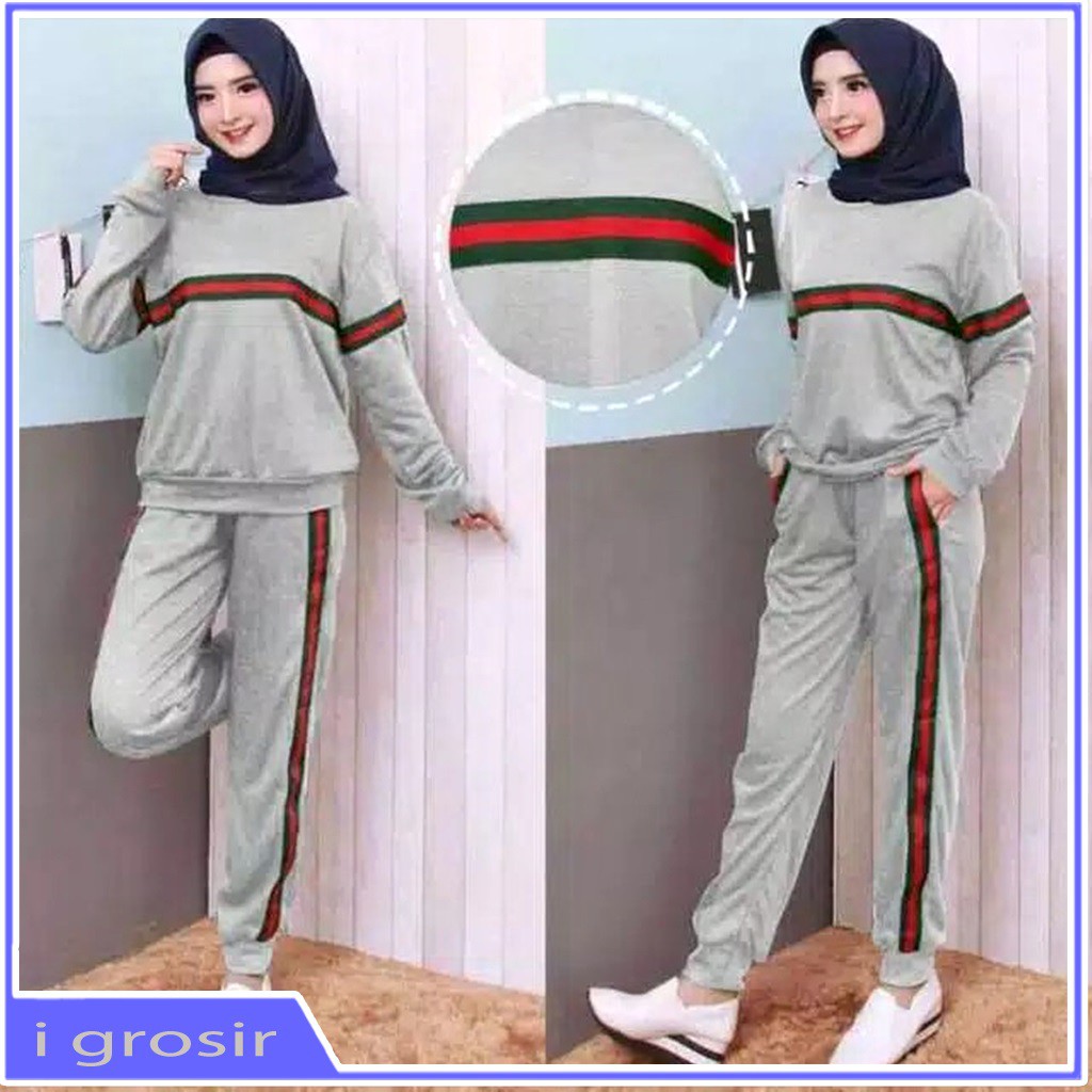 SETELAN TRAINING WANITA SETELAN OLAHRAGA WANITA BAJU SENAM MUSLIMAH SETELAN OLAHRAGA WANITA