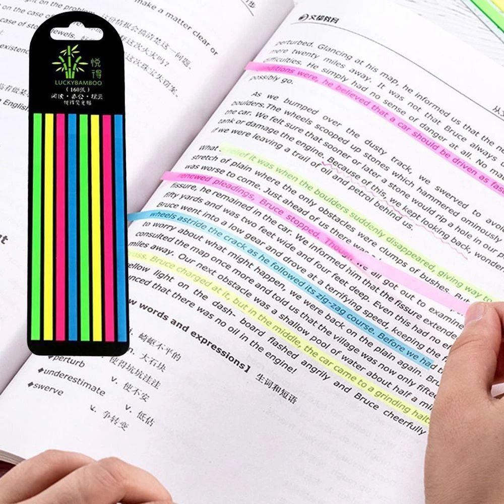 Lanfy Stiker Warna Hadiah Anak Kantor Membaca Neon Alat Tulis Mahasiswa Index Tabs Bendera