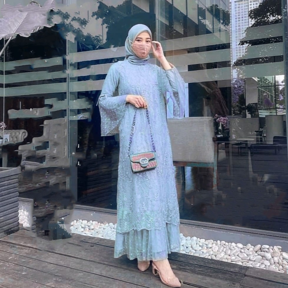 ANGEL DRESS BRUKAT TULLE / DRESS MUSLIM BCB
