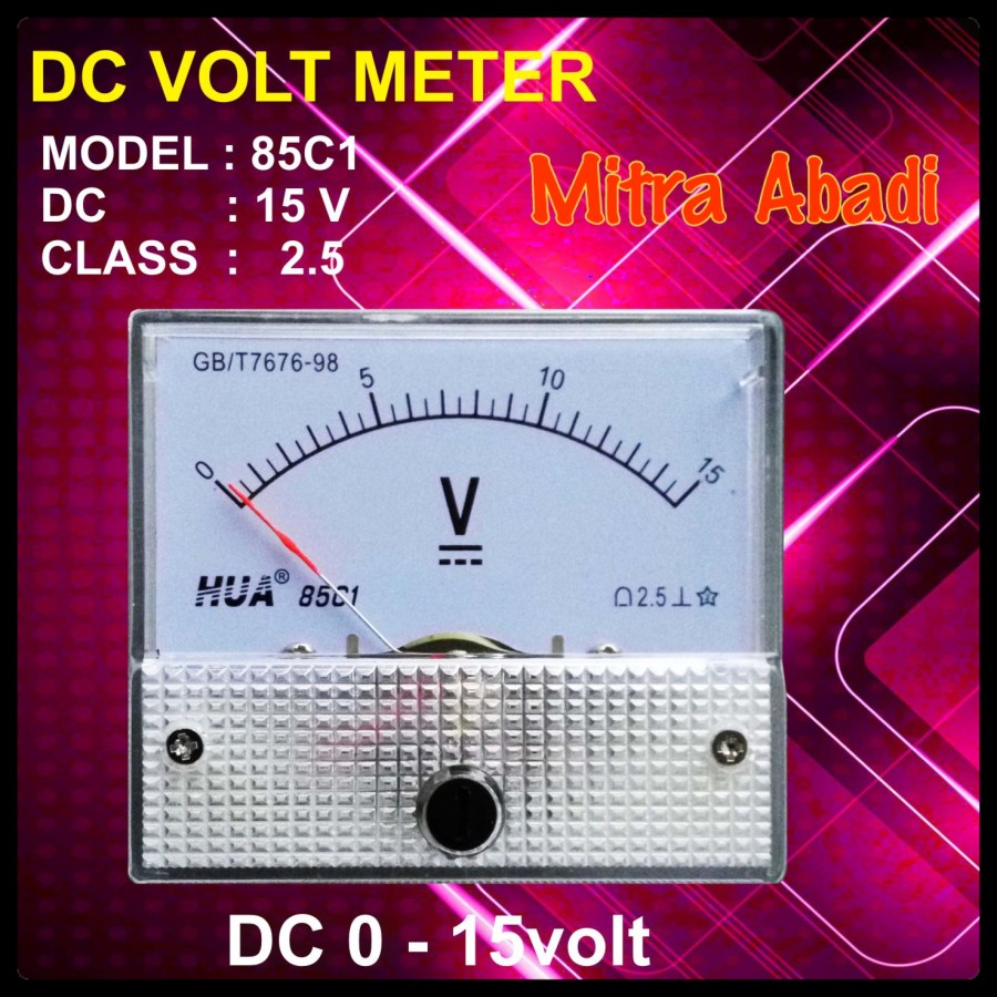 Voltmeter ANALOG DC 15V