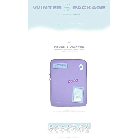 POUCH Winter Package 2021 BTS (Sharing Pouch WINPACK BTS)
