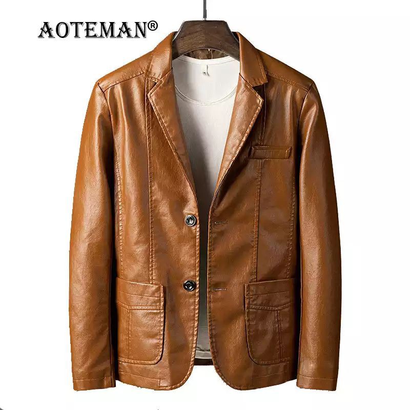 jas kulit pria original 100% asli domba garut