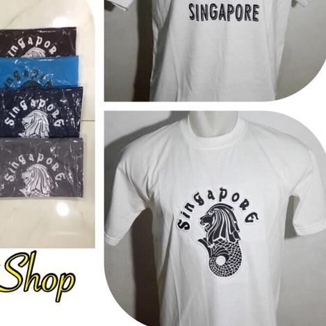 ➾ Kaos Negara Singapore/ Kaos oleh-oleh Singapore ➸