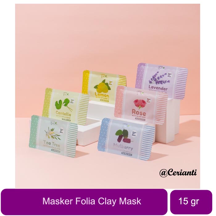 Masker FOLIA CLAY MASK_Cerianti