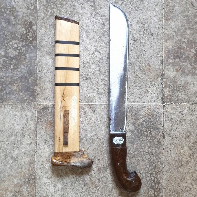 GOLOK POTONG DAGING KAYU POHON LOKAL termurah