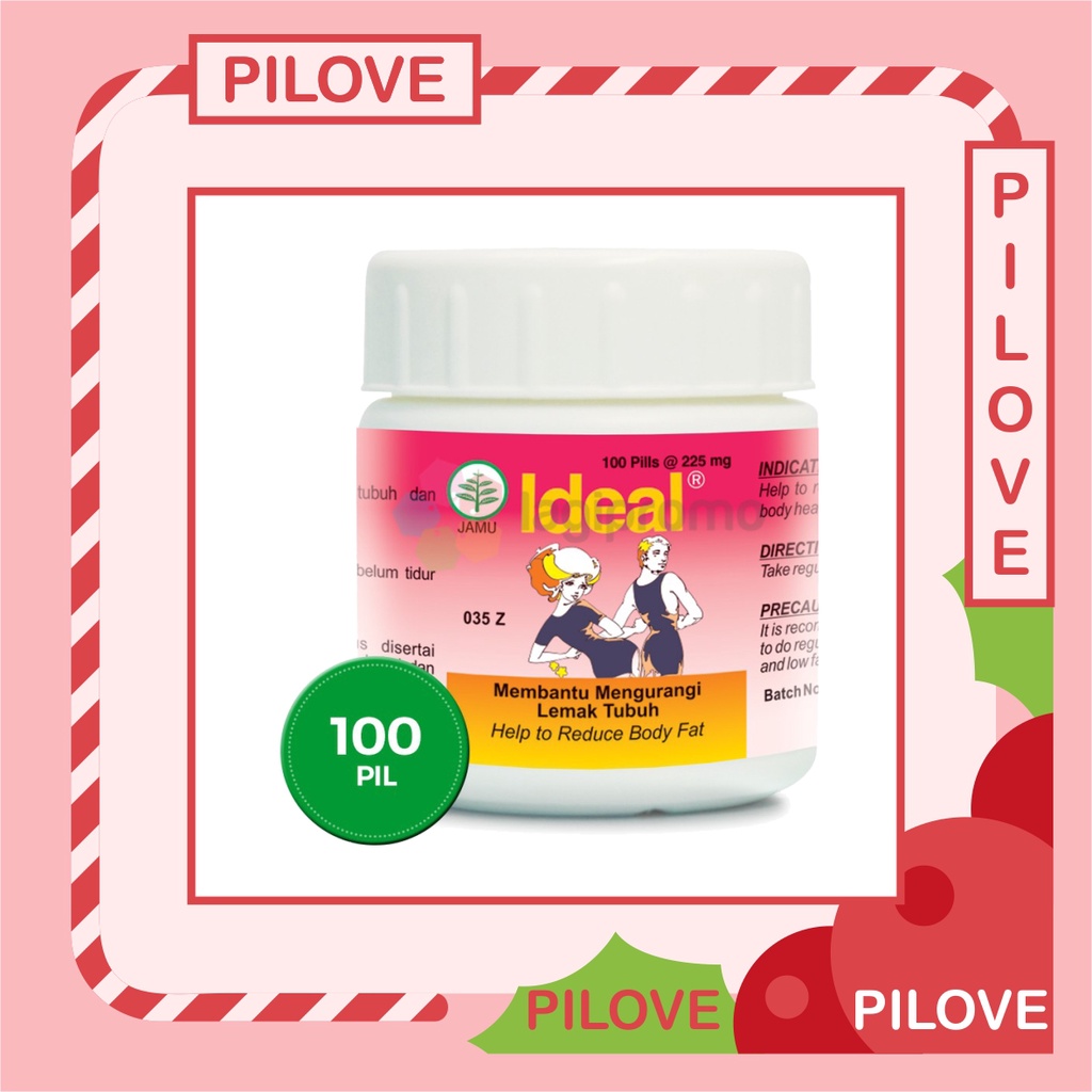 PILOVE - BELI 3 BOTOL PILL Bonus 1 Koyo Pelangsing / Obat Diet Kapsul Pelangsing Pembakar Lemak Perut Gel Diet Slim Patch Koyo Pelangsing 100% Original BPOM