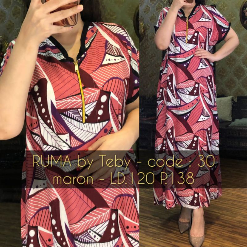 DASTER ARAB TEBY RUMA SERIES RAYON VISCOSE BIG SIZE BY TEBY ORI-8