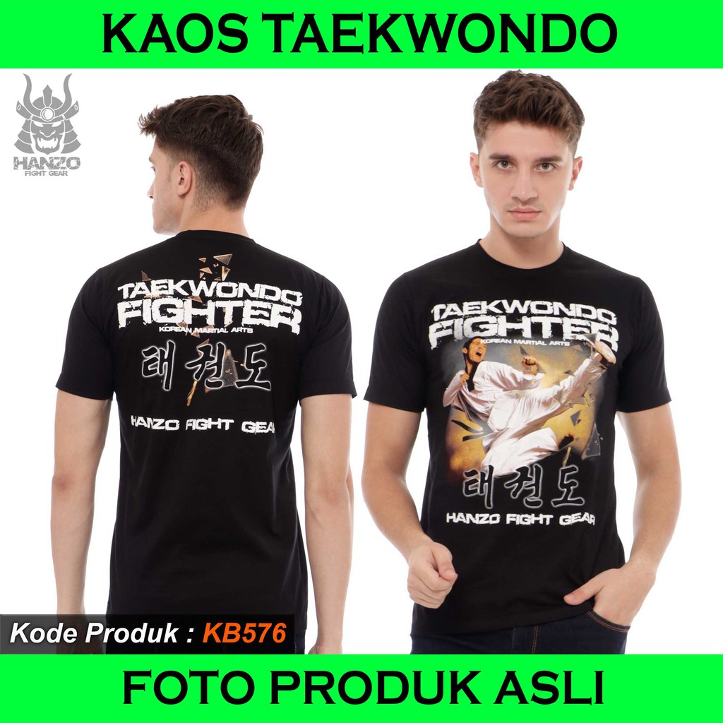 KAOS TAEKWONDO FIGHTER, BAJU TAEKWONDO, TSHIRT TAEKWONDO