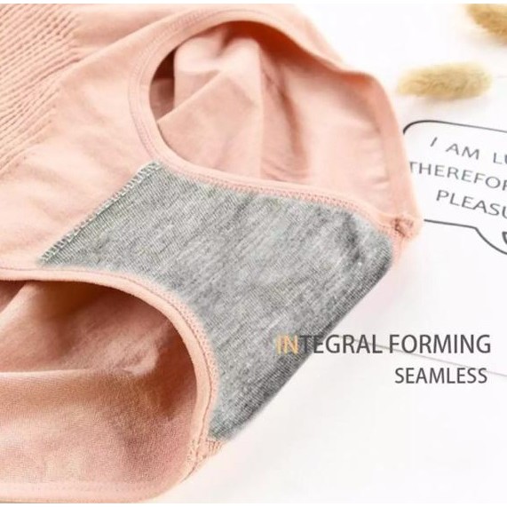 Celana Dalam Wanita Mulus Seamless 3D Underwear Menstruasi Seksi CD Bahan Lembut Sutra