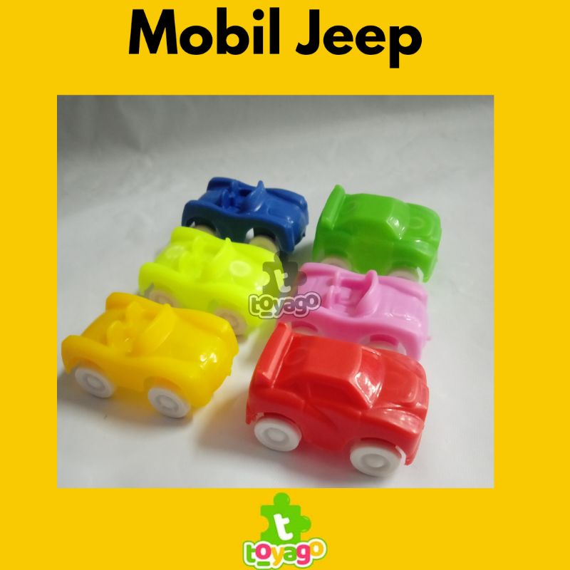 Mainan Mobil Mini Jeep Isi -+ 100 Pcs Grosir Murah