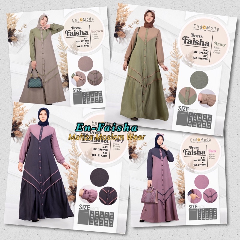 DRESS FAISHA || GAMIS ORIGINAL ENDOMODA
