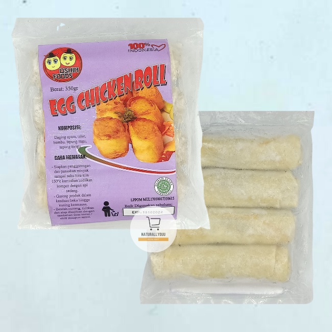 

Oshin Egg Chicken Roll 350gr (4pcs)