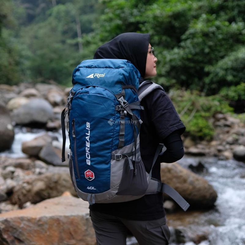 TAS CARRIER AREI REI BOREALIS 40L | SEMI KERIR KERIL CERIL 40 LITER PENDAKI GUNUNG HIKING ORIGINAL O