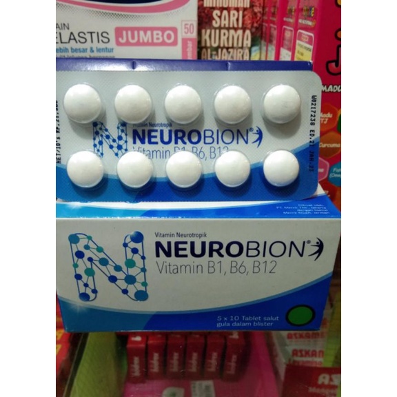 Neurobion Tablet 1000mg Vit B1 B6 B12 Neurotropik