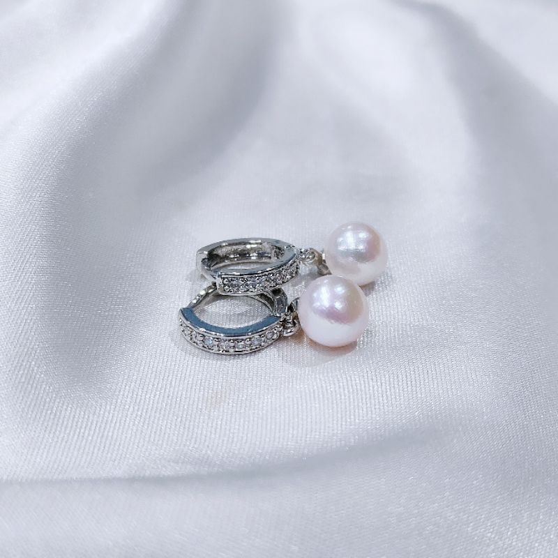 Anting lapis emas mutiara air tawar asli lombok Anting anting wanita Anting mutiara lombok asli Anti