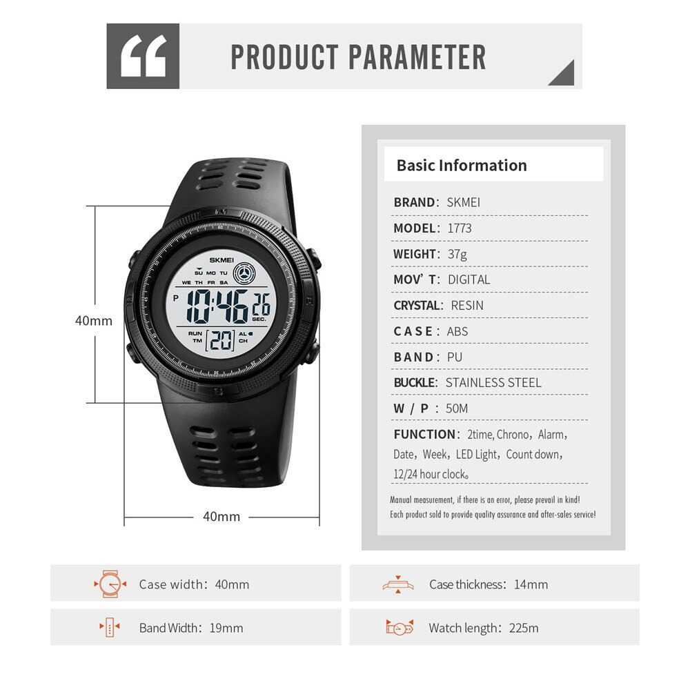 IDN - SKMEI Jam Tangan Digital Pria - 1773