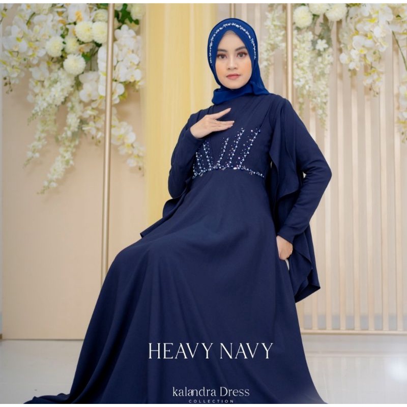 kalandra dress-gaun muslimah-terbaru-simpel