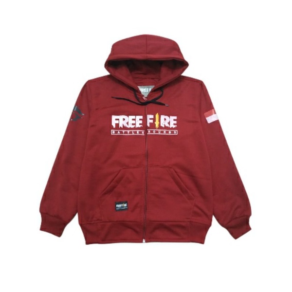 JAKET SWEATER RESLETING FREEFIRE(SWEATER HODIE PRIA WANITA/SWEATSHIRT RESLETING)JAKET SWEATER HODIE 