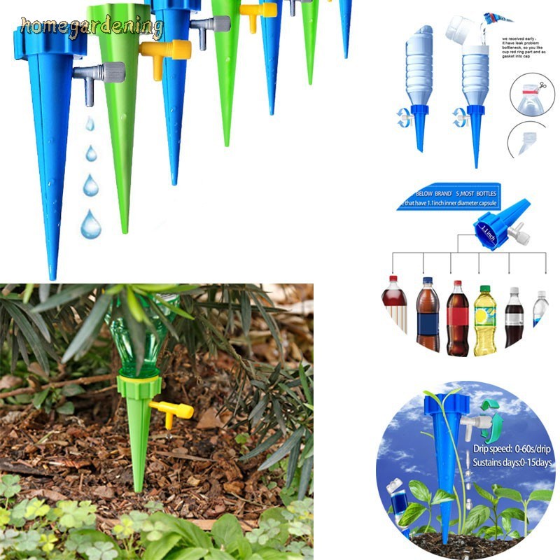 2-12 Pcs Alat Penyiram Tanaman Otomatis Dapat Disesuaikan Untuk Berkebun