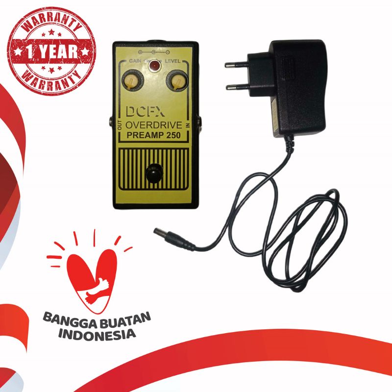Efek gitar overdrive 250 / pedal gitar overdrive / stompbox overdrive / guitar pedal overdrive / gui