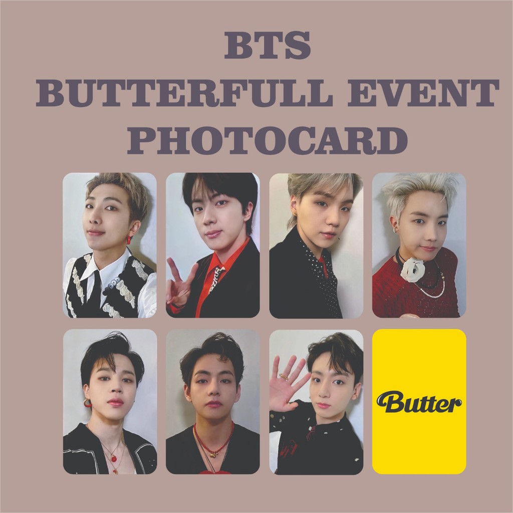 BTS BUTTERFULL EVENT PHOTOCARD