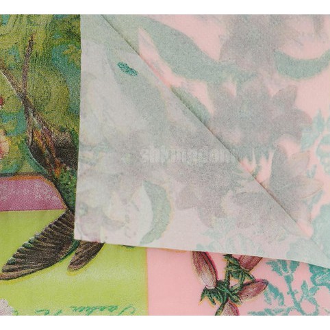 Decoupage Napkin - Tissue Decoupage 2Ply AN-Green Love Bird