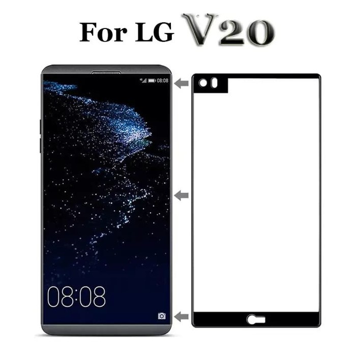 TEMPERED GLASS WARNA LG V20 FULL COVER