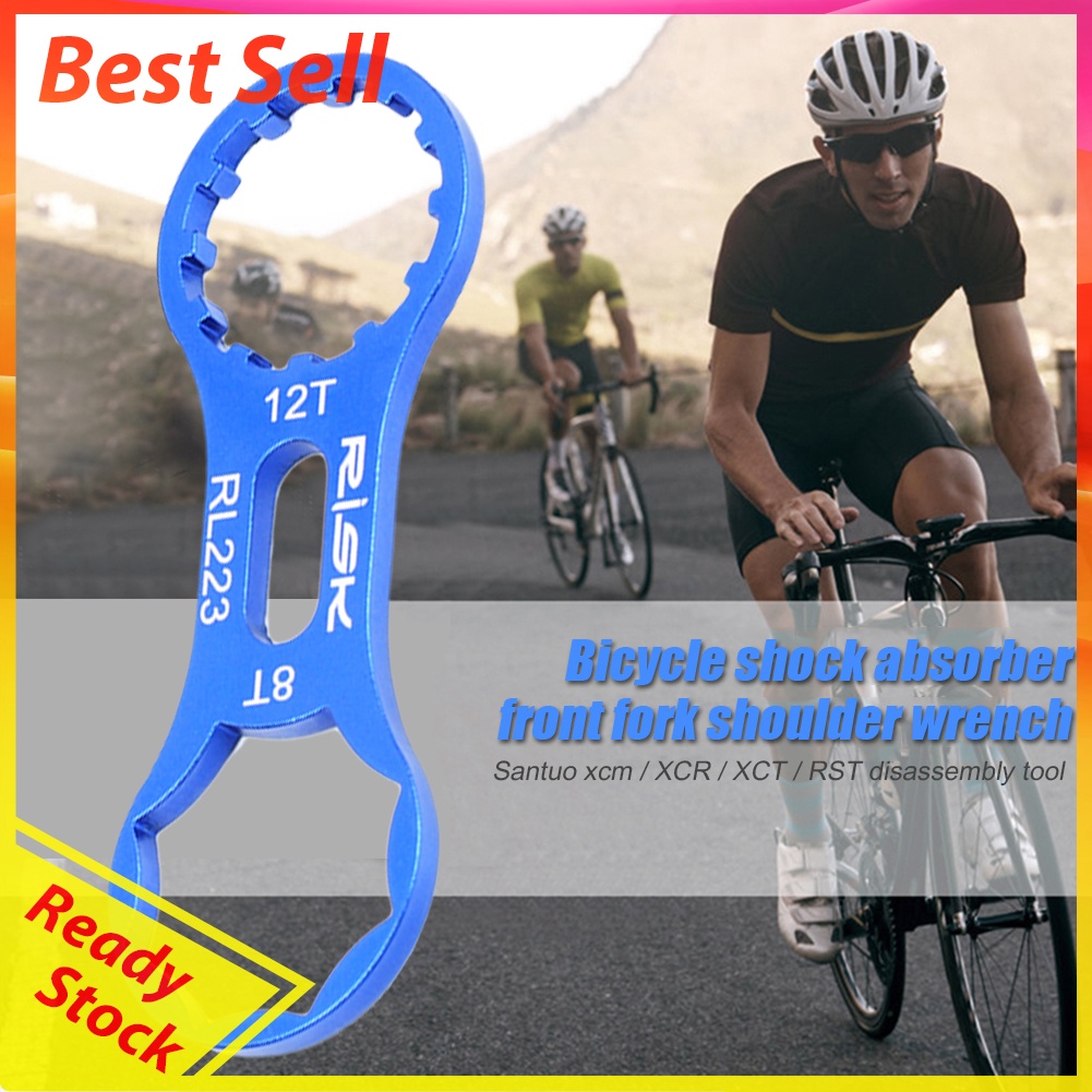 RISK Mountain Bike Wrench Front Fork Spanner Bicycle Removal Repair Tools