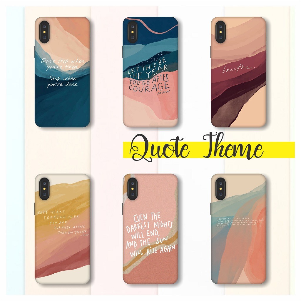 Hardcase Fashion Art Quote untuk Vivo Oppo Realme Samsung Iphone Xiaomi