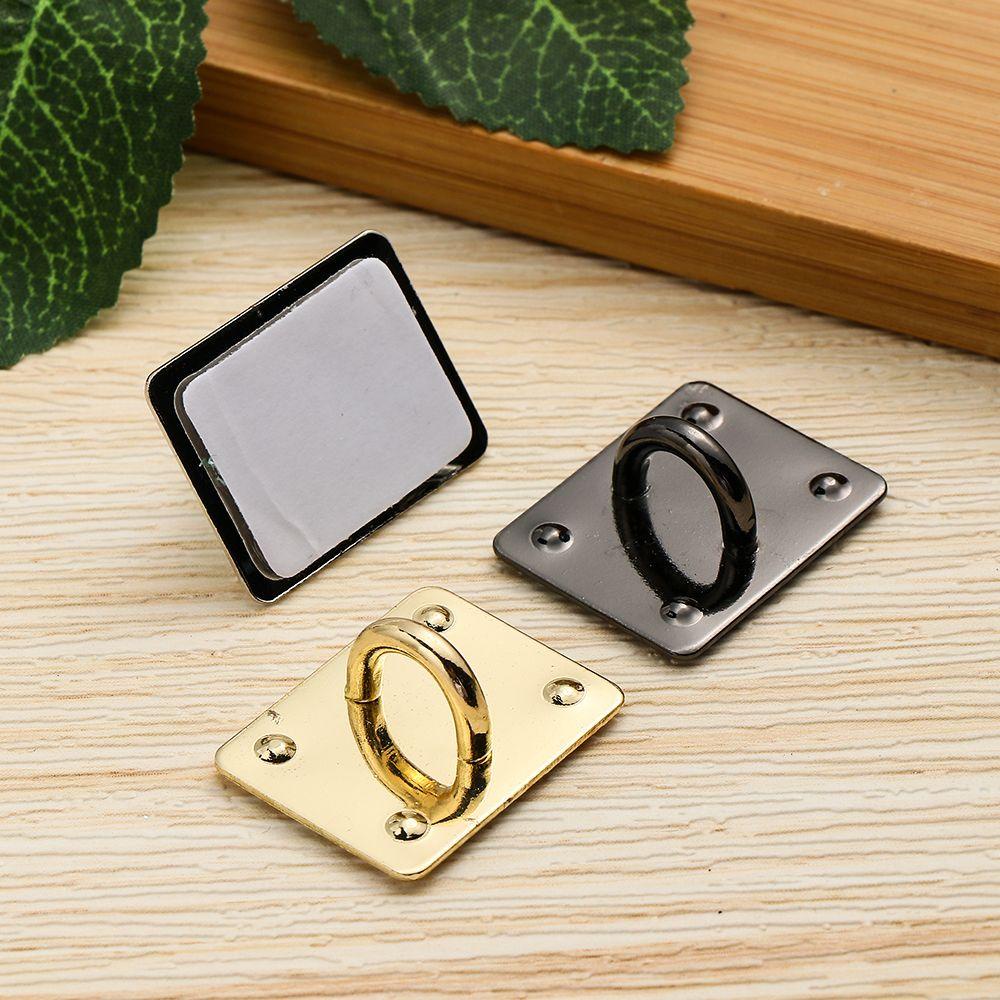 TOP 3PCS Mobile Phone Holders Square Buckle Phone Accessories Heart Shape Buckle Metal Buckle