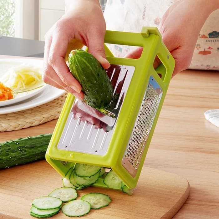 Fold Fiat Grater / Foldable Nicer Dicer / Parutan / Pengiris 4 IN1 0518