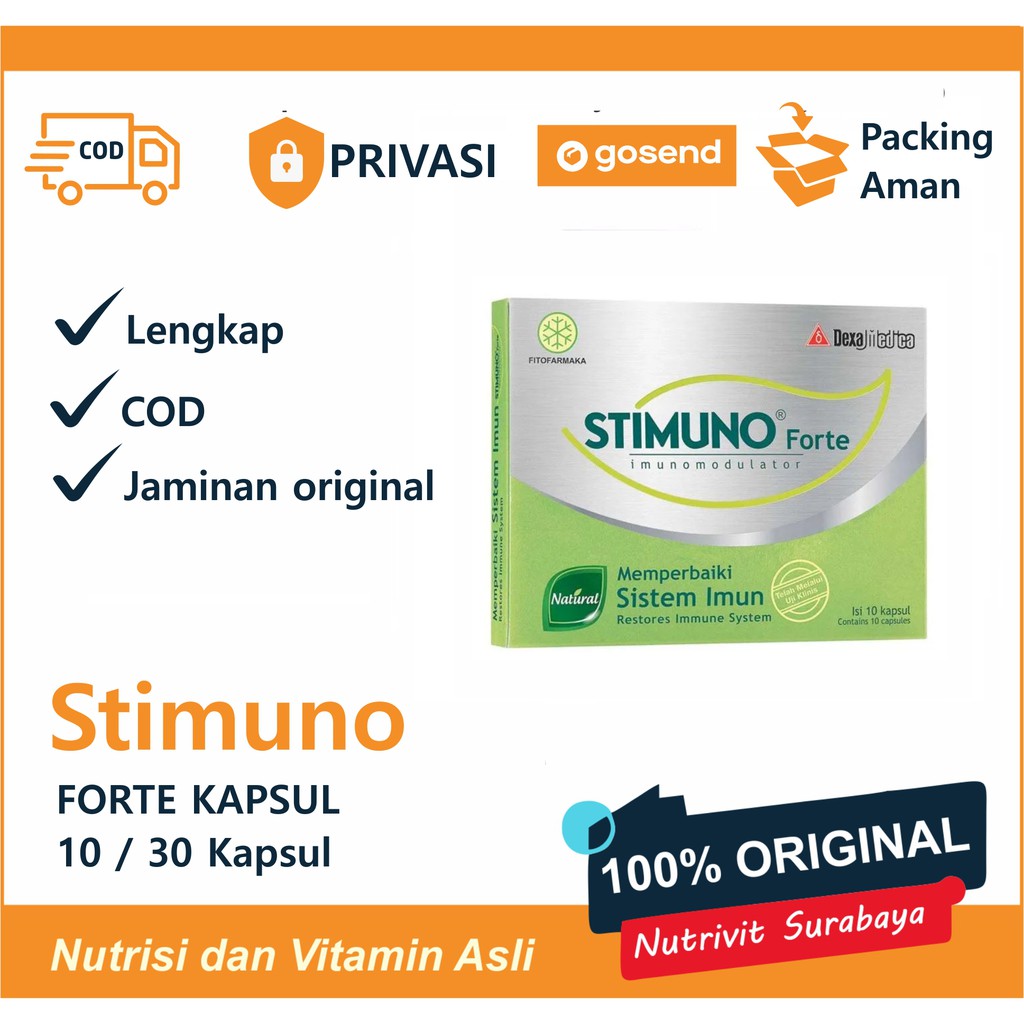 STIMUNO FORTE isi 10 &amp; 30 KAPSUL