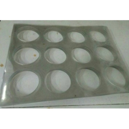 

Silicon karet cetakan almond crispy 40*40 dgn 12 lubang
