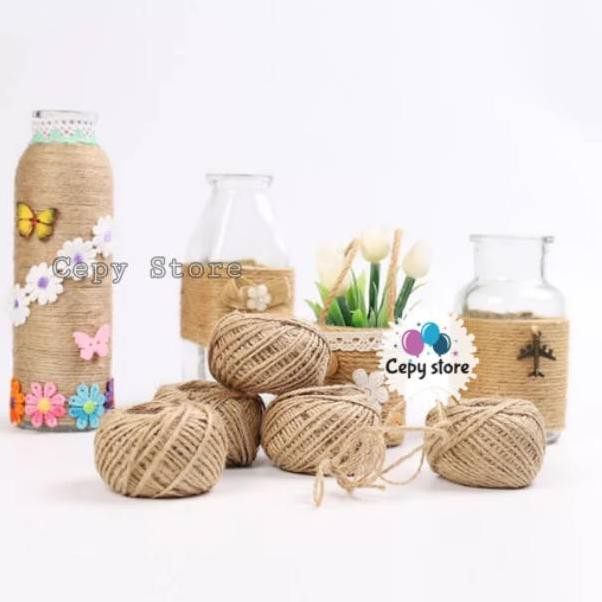 

Terbatas IHF Hemp Rope / Tali Goni Vintage / Tali Rami Per Roll 50 Meter NIV (Ready)