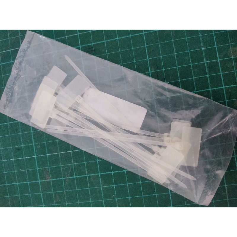 kabel ties bendera, kabel tis label lan, ties label, tis label isi 12