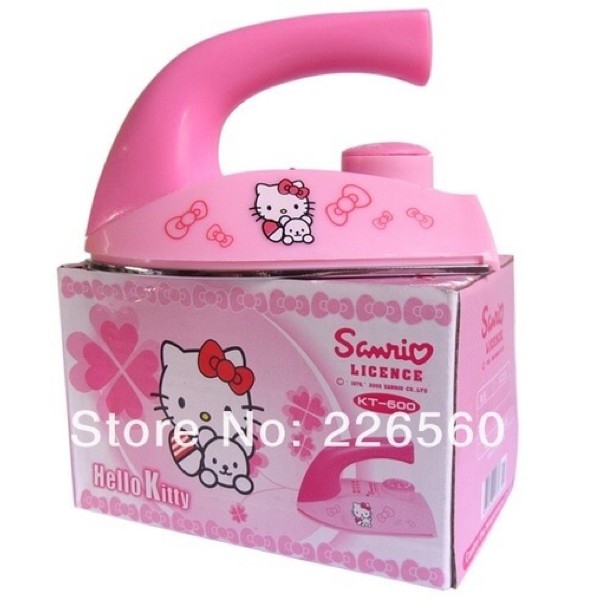 setrika mini kecil helo kitty