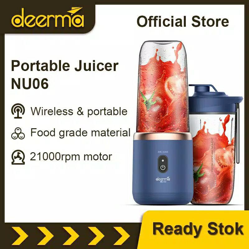 Deerma NU06 Blender Portable Juicer 400ml Blender Deerma NU06