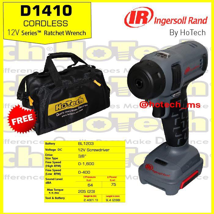 Ingersoll Rand Cordless Impact Screwdriver 1/4" | IR-D1410 (Unit Only)