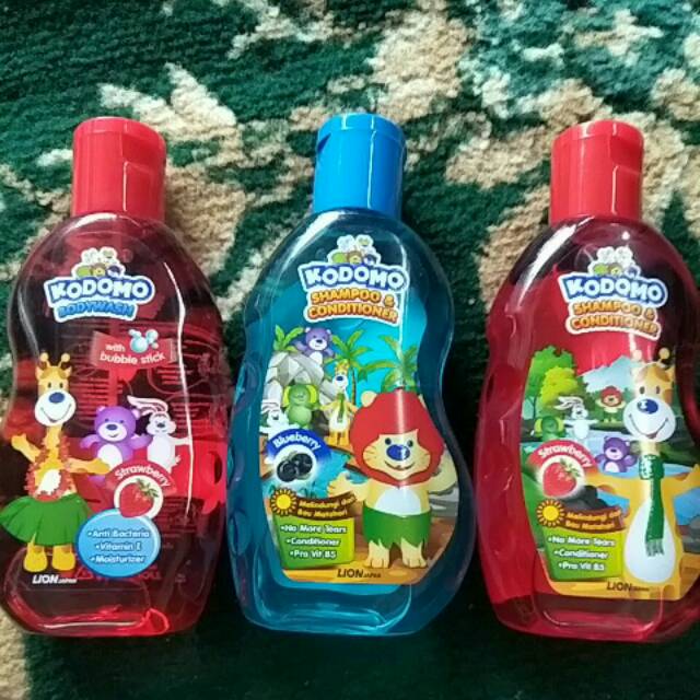 kodomo bodywash/ kodomo shampoo & conditioner/ sabun kodomo