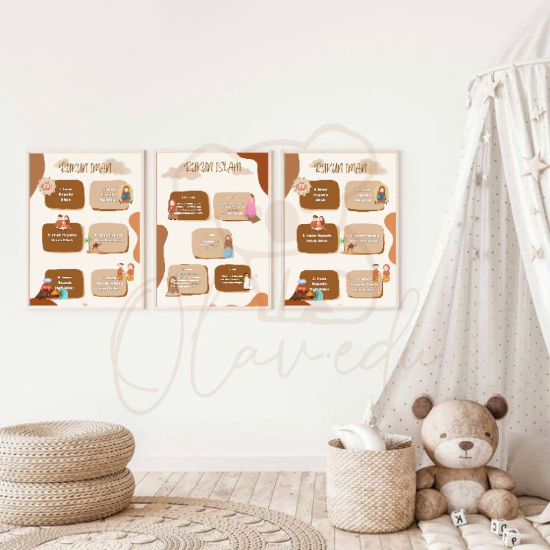 

Poster Edukasi Anak Aesthetic Boho Seri Rukun Islam dan Rukun Iman Olav.edu