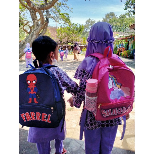 Ransel Anak Lucu Gratis Cetak Nama