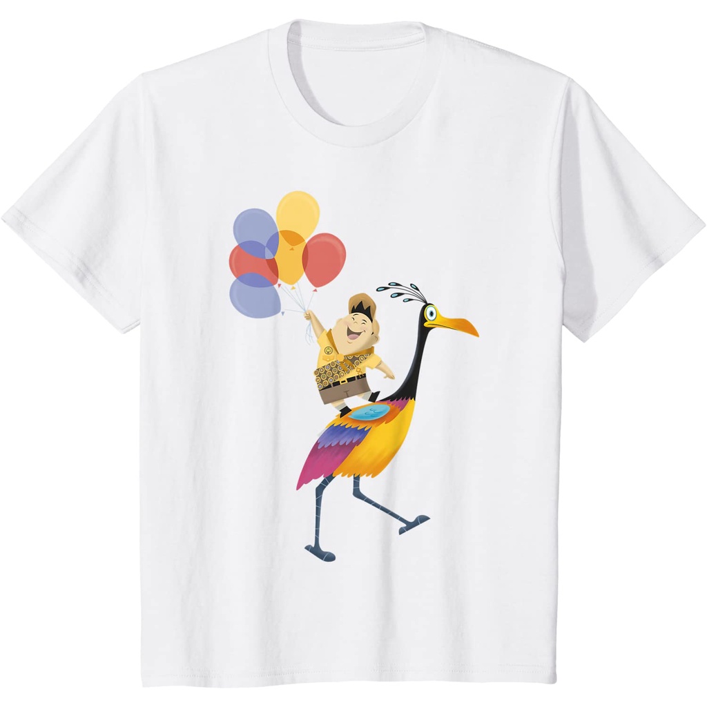 Baju Anak Disney Pixar Up Russell Balloons On Kevin Graphic T-Shirt