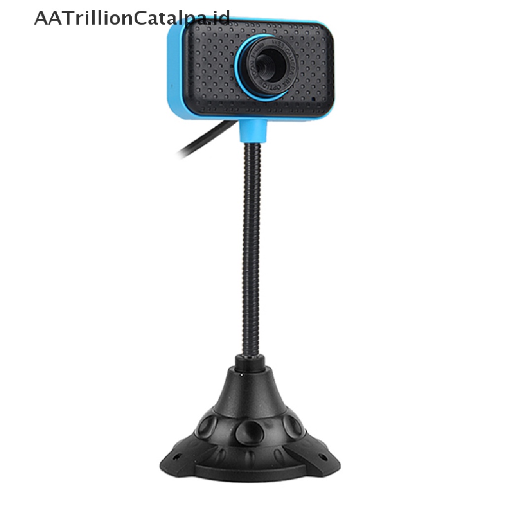 (AATrillionCatalpa) Kamera Webcam HD USB 2.0 Dengan Klip On Adjustable Untuk Komputer PC / Laptop