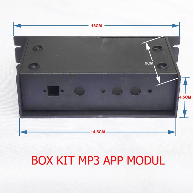 BOX KIT MP3 APP MODUL PLASTIK KOTAK MP3 MODUL KIT APP