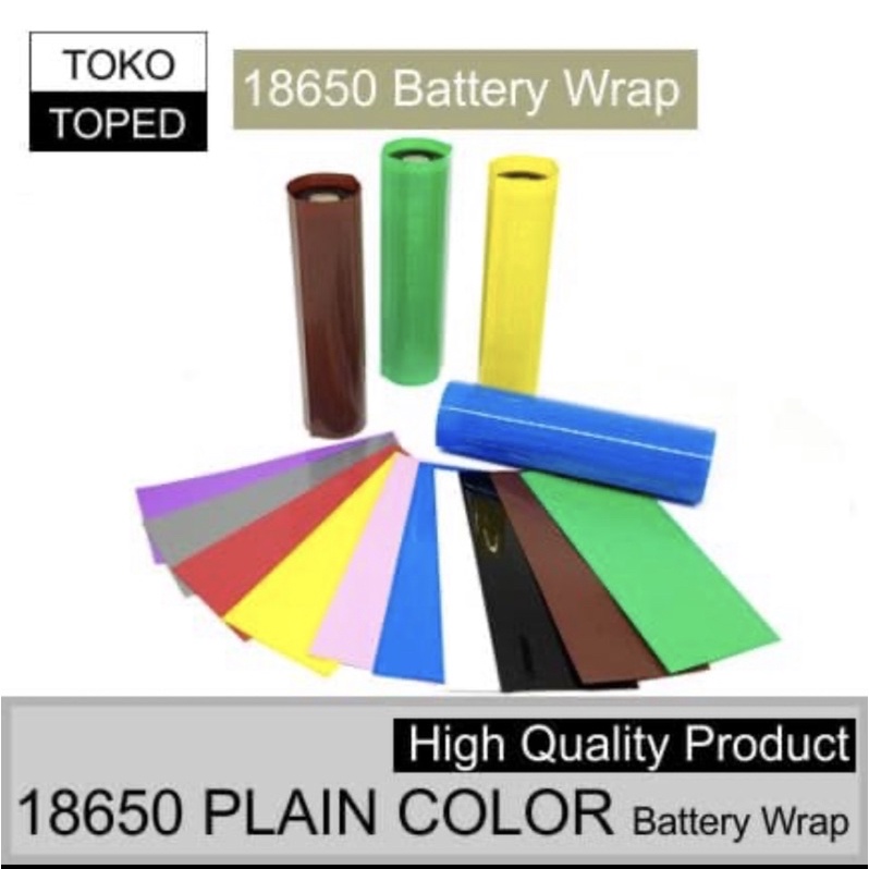 Baterai 18650 wrap